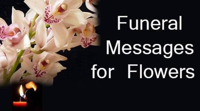 Funeral Messages Flowers 