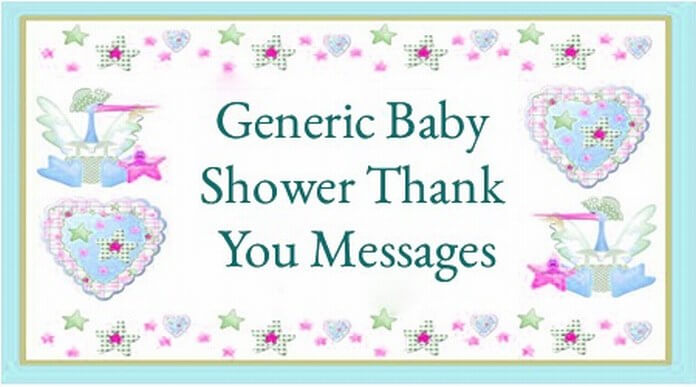 Thank You Baby Shower Messages For Favors