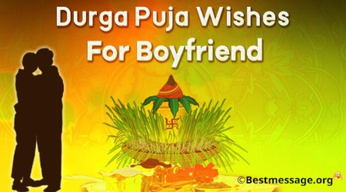 Durga Puja Wishes message for Boyfriend