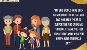Happy Aunt and Uncle Day Wishes, Messages and Quotes